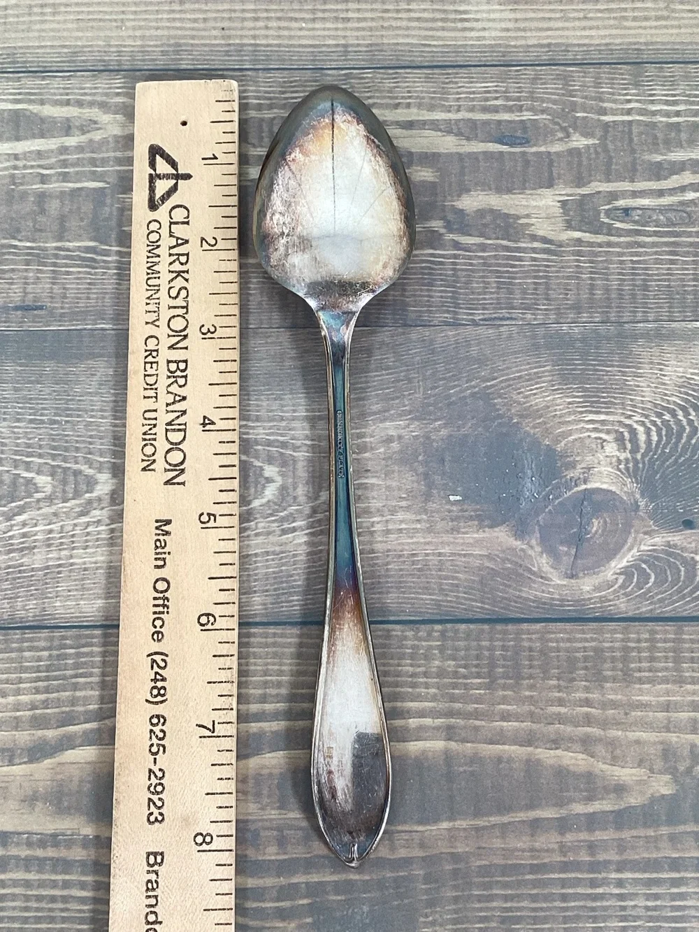 Vintage Silver Plated Spoon Collection, Lot Of 7 Spoons